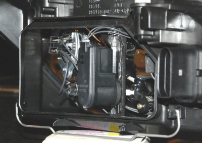 Správná poloha motorku