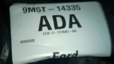 číslo svazku kabeláže